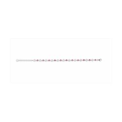 Pulsera Plata Sovrani 17+4cm J9540 Rubies Con Circonitas