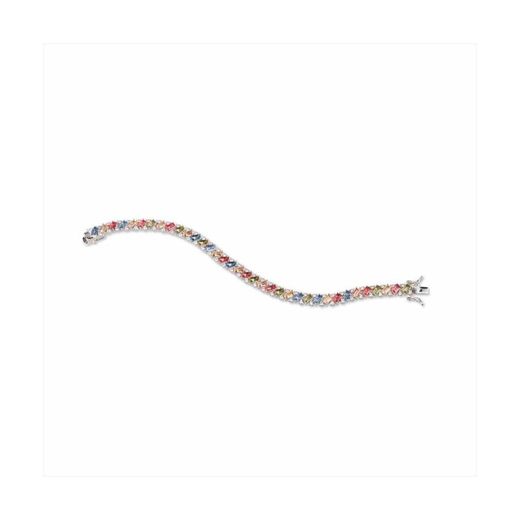 Sovrani Silver Bracelet 18cm J9428 Multicolor Zircons