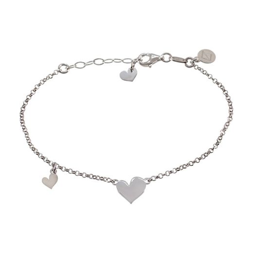 Sovrani AVP264 Silver Hearts Bracelet