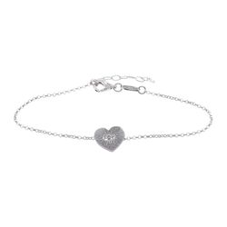 Pulsera Plata Sovrani AVP308 Corazones