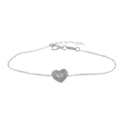 Sovrani AVP308 Silver Hearts Bracelet
