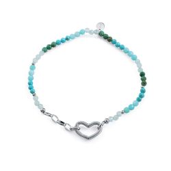 Pulsera Plata Viceroy 13263P000-93 Corazón Piedras Cristal