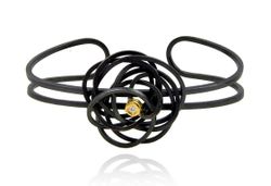 Pulsera Plata Y Oro Arior Caos Con Diamante 3020014XU
