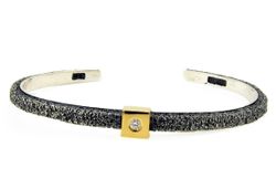 Pulsera Plata Y Oro Arior Kora Con Diamante 3020016XU