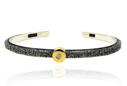 Pulsera Plata Y Oro Arior Kora Con Diamante 3020018XU