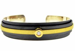 Pulsera Plata Y Oro Arior Lux Con Diamante 3020007XU