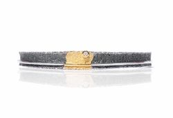 Pulsera Plata Y Oro Arior Osha Con Diamante 3020009XPU
