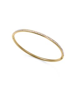 Pulsera Rígida Acero Dorado Viceroy Mujer 15206P01012 Circonitas
