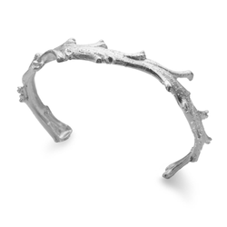 Pulsera Rígida Plata Argent Basic ESRM070 Pequeñas Ramificaciones