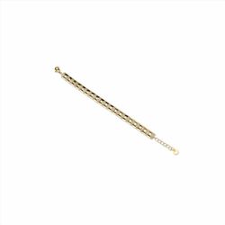 Pulsera Sovrani Bronce 16+4cm J10905 Chapado Con Circonitas