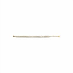 Pulsera Sovrani Bronce 16+4cm J10927 Chapado Con Circonitas