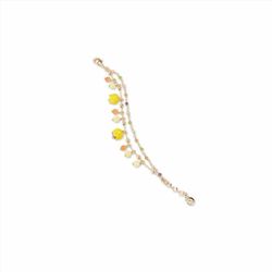 Pulsera Sovrani Bronce 18+3cm J10729 Chapado Campana Amarilla