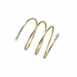 Pulsera Sovrani Bronce J9286 Chapado Semi-rigída Modeable Lurex