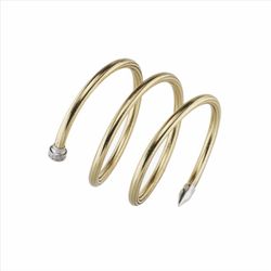 Pulsera Sovrani Bronce J9287 Chapado Semi-rigída Modeable Lurex