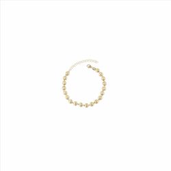 Pulsera Sovrani Plata Dorada 17+5cm J11316 Eslabones Redondos