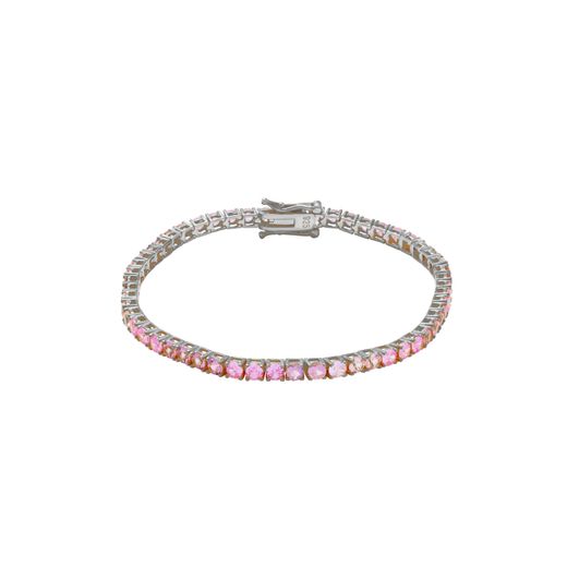 Pulsera Tenis Plata Mujer PUZ0147RHMT30 Circonitas Multicolor