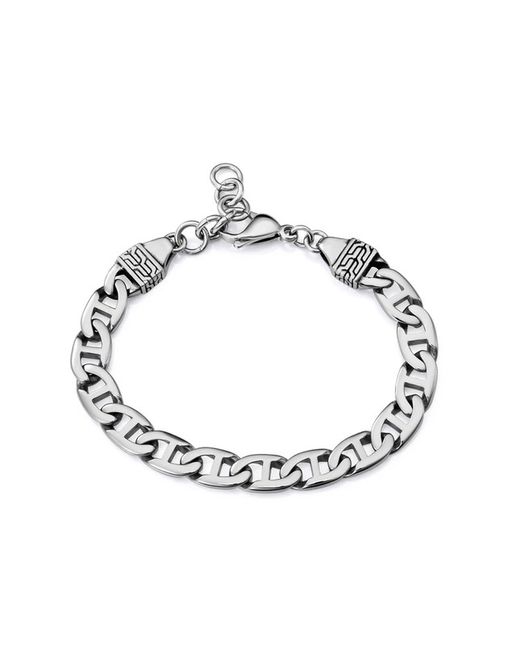 Pulseira de aço Viceroy 19,5+3 cm masculina 14221P01000 corrente