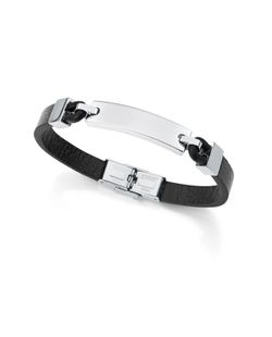 Pulsera Viceroy Acero 21,5cm Hombre 15170P01011 Piel Marrón