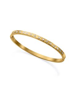 Pulsera Viceroy Acero Bicolor Dorado 6cm Mujer 14187P01012 Rigida Circonitas