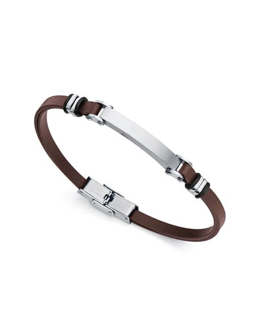 Viceroy til mænds brunt læderarmbånd 75324P01011