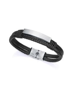 Pulsera Viceroy Hombre Piel Negra 15145P01010