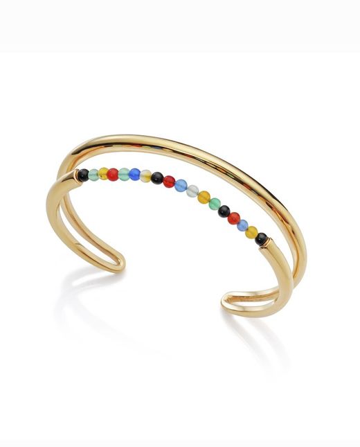 Pulseira de ouro mulher vice-rei bolas multicoloridas 15136P01019
