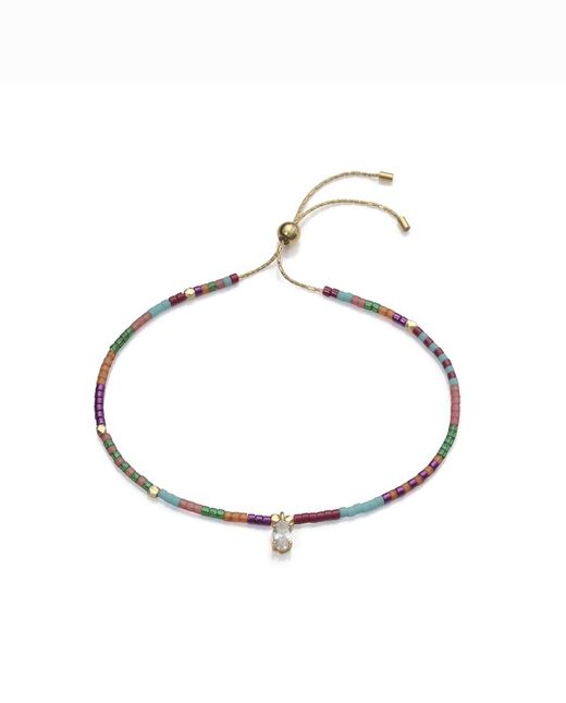 Vicekonge armbånd til kvinder Golden Multicolor Zirconia 13039P100-99