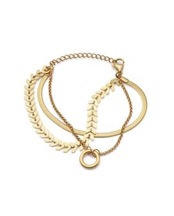 Pulsera Viceroy Mujer Dorado Triple Anilla 75309P01012