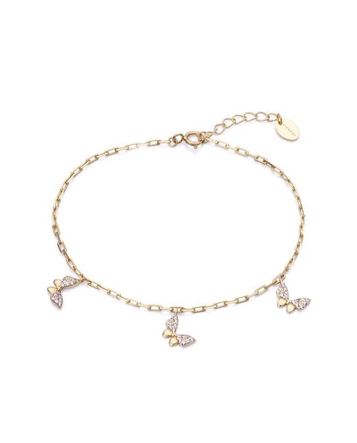 Pulseira feminina vice-rei prata dourada 113086P100-30
