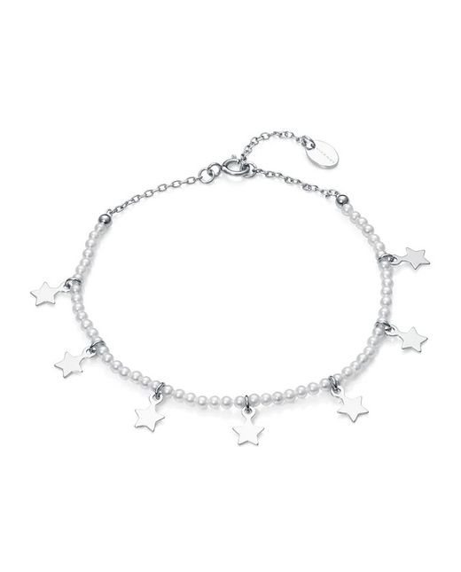 Pulseira Viceroy Prata 17,5+2cm 13204P000-90 Pérolas Estrela