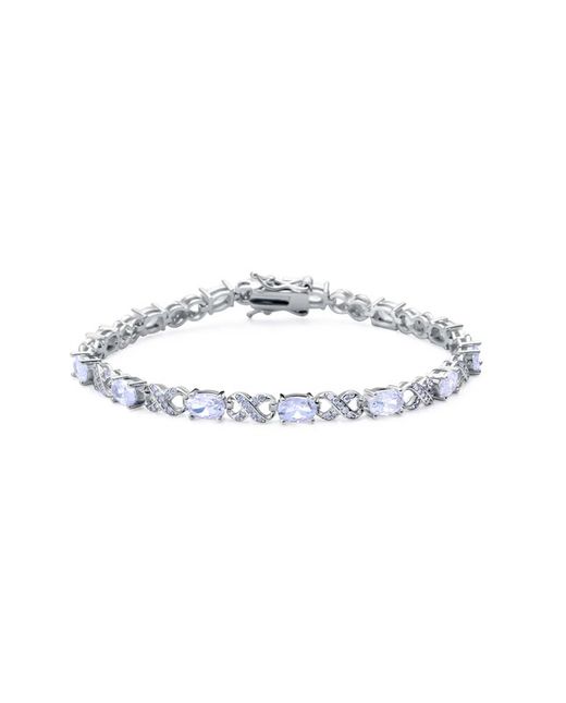 Viceroy Silver Bracelet 18.5cm Women 9141P000-30 Blue Zirconias