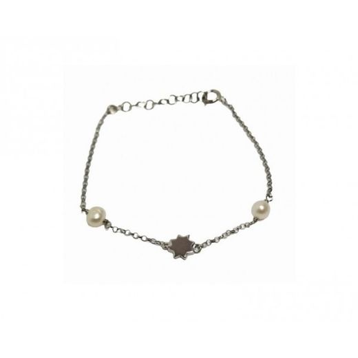 Xernus Silver Bracelet 3XE3144 Star and Pearls