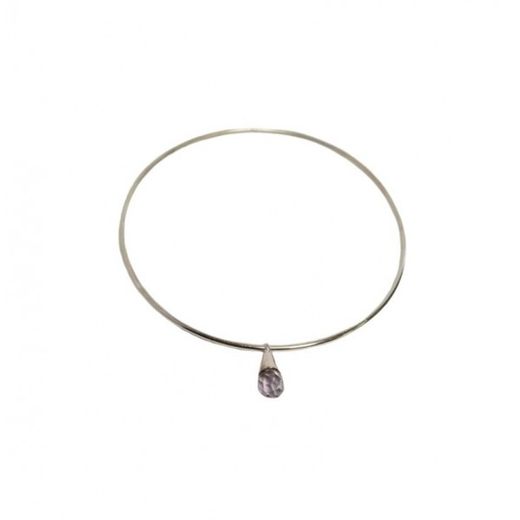 Xernus Silver Bracelet NF2581-V Violet Teardrop