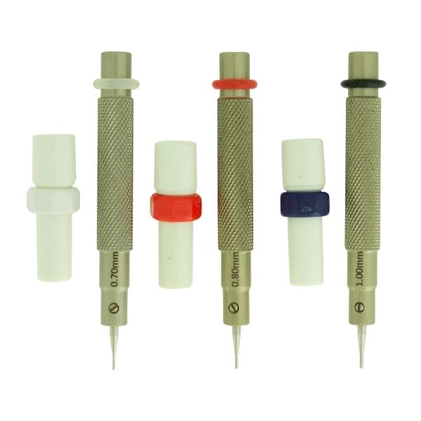 Punzones Acero 0,70-0,80-1,00mm 44122 (3) Unidades Remover Pasadores