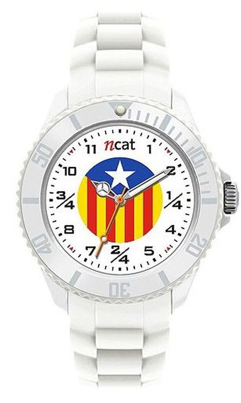 Rellotge Català Estelada Blanc Man RCATES01