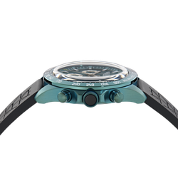 Reloj Aston Martin Hombre MTIS2S605 Cronógrafo Sport Negro Acero Verde