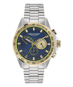 Reloj Aston Martin Hombre MTRH1F505 Cronógrafo Acero Analógico