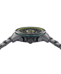 Reloj Aston Martin Hombre MTRH2S601 Cronógrafo Acero Gun Metal Solar