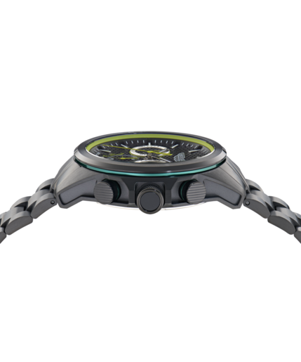 Reloj Aston Martin Hombre MTRH2S601 Cronógrafo Acero Gun Metal Solar