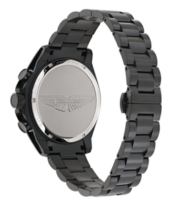 Reloj Aston Martin Hombre MTRH2S601 Cronógrafo Acero Gun Metal Solar