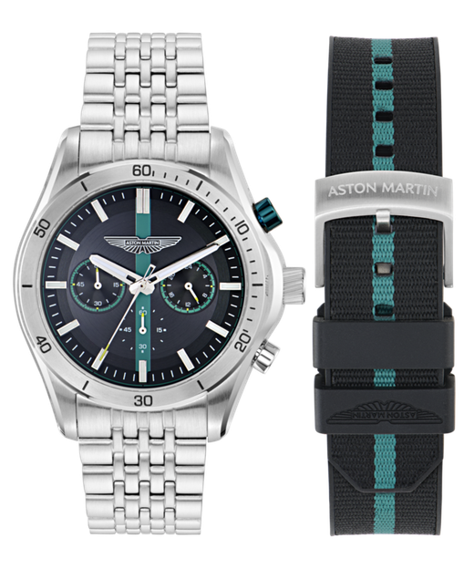 Reloj Aston Martin Hombre MTRL1F607-BOXSET Cronógrafo Acero Analógico