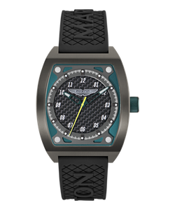 Reloj Aston Martin Hombre MTRT2F601 Sport Negro Titanio-Fibra de Carbono Analógico