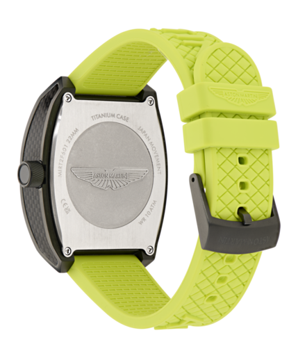 Reloj Aston Martin Hombre MTRT2F603 Sport Amarillo Titanio-Fibra de Carbono Analógico