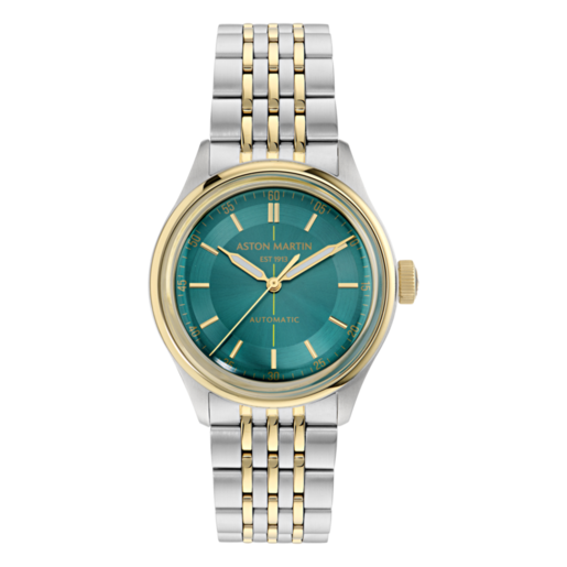 Reloj Aston Martin Hombre MTTS1S601 Acero Bicolor Dorado Automático