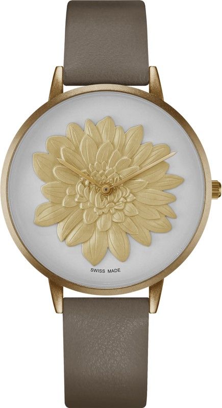 Montre Femme Bellevue B.42-2 Cuir Synthétique Gris