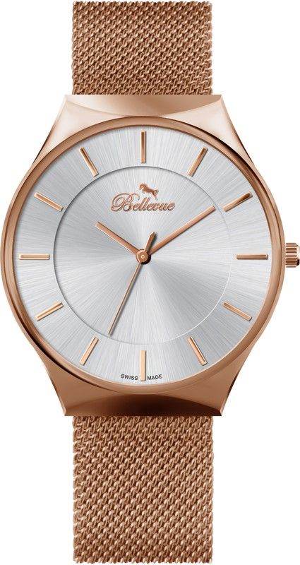 Relógio Feminino Bellevue E.54 Metal Rosa