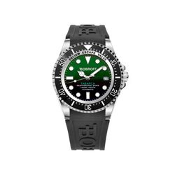Montre homme Bobroff BF0002-BFSTN en caoutchouc noir