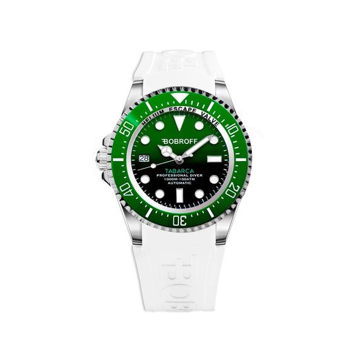 Reloj Bobroff Hombre BF0002IBV-BFSTB Caucho Blanco