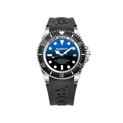 Montre homme Bobroff BF0003-BFSTN en caoutchouc noir