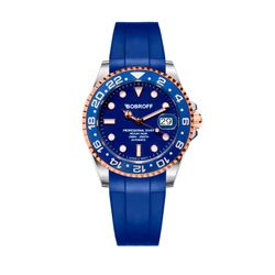 Reloj Bobroff Hombre BF0006-CA Caucho Azul